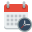 calendar clock icon 34472